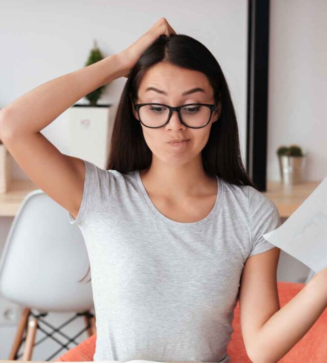 woman making a decision