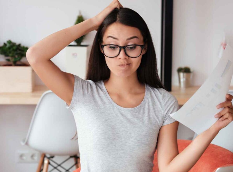 woman making a decision