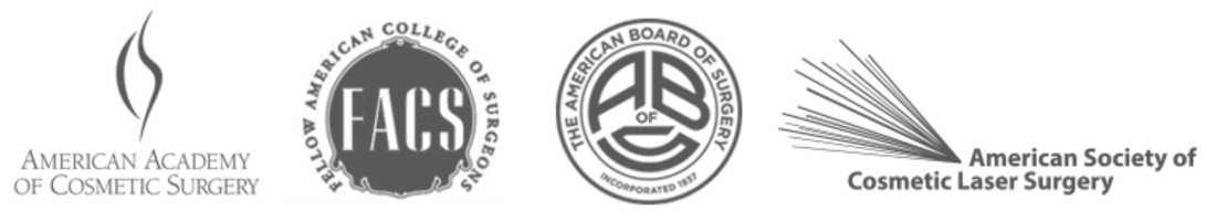 Logos of medical credentials 